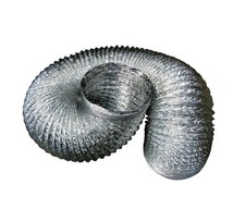 Aluminium Flexible Hose Reinforced Steel Wire Spiral Air Vent Duct Fan Tube
