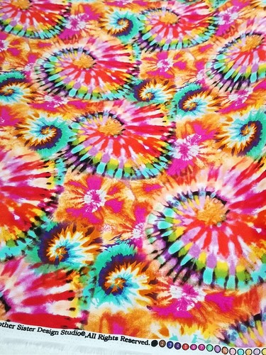 Hippie spiral tie dye - hippie,