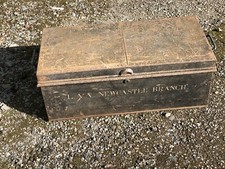 Vintage Large Bank Deed Box