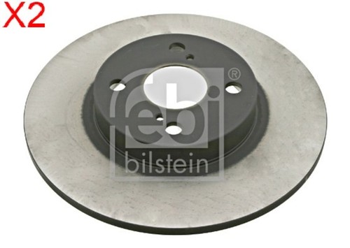 Febi x2pcs rear brake disc - brake, for