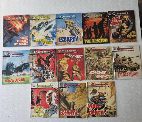 Commando war comics - comics, x13