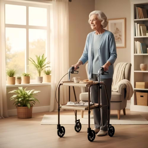 Kitchen trolley walker indoor - trolley,
