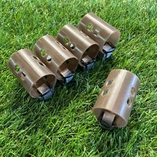 NISA OPEN ENDED FISHING FEEDERS SET OF FIVE - NEW OLD STOCK