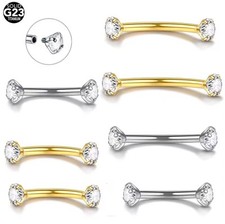 Curved Eyebrow Bar Barbell