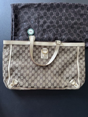 Gucci shoulder bag canvas - gucci,