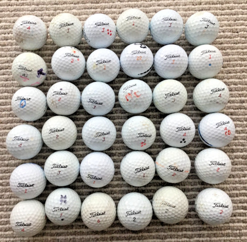 Titleist used white - white, golf