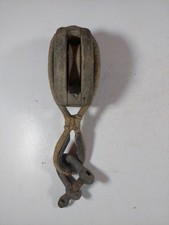 Antique Wooden Ships Pulley 