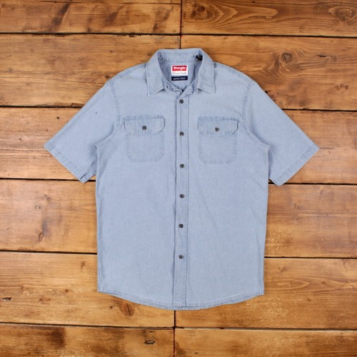 Vintage wrangler denim shirt - vintage,