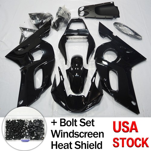Glossy black fairing kit - black,