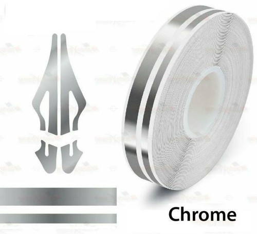 Twin 4mm 2mm chrome - 4mm/2mm, silver