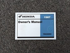 1987 Honda TRX200SX Fourtrax