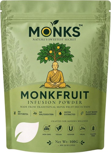 Monk fruit sweetener powder - fruit,