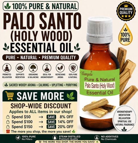 Palo santo essential oil pure - santo,