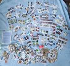 HUGE VINTAGE JOB LOT ENGLISH POSTAGE STAMPS UNUSED SETS, USED PRE & POST DECIMAL