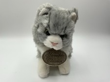 Vintage Russ Berrie Yomiko Classics Grey Tabby Cat Plush