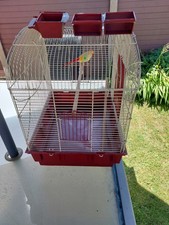 Medium Sized Bird Cage With Accessories