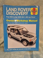 Haynes Land Rover Discovery Aug '04 To Apr '09 Diesel  Owners Workshop Manual...