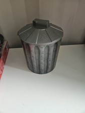 Seemed Street Oscar The Grouch Plastic Bin Or Biscuit Tin Cookie Jar Storage