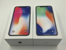 Apple iPhone X - EMPTY BOX RETAIL UK - Space Grey / Silver 64gb or 256gb box
