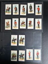 16 x WILLS WILD WOODBINE-BRITISH ARMY UNIFORMS 1909