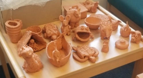 Throw down clay craft - down, kit