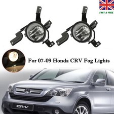 Pair Front Left Right Bumper Fog Lights Lamps For Honda CR-V CRV 2007 2008 2009