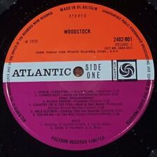 WOODSTOCK - MIXED SOUNDTRACK & MORE - 3 RECORD SET - 2663 001 STEREO **UK PLUM**
