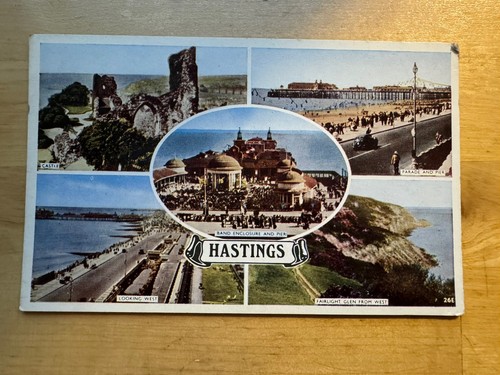 Postcard hastings multiview - -,