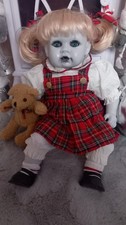 OOAK GOTHIC HORROR DOLL CREEPY LARGE 