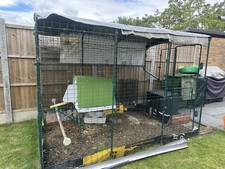 ? Omlet Chicken Run & Eglu Go Up Coop Bundle – Excellent Condition – Full Setup