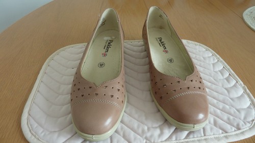 Ladies tan leather shoes - ladies,