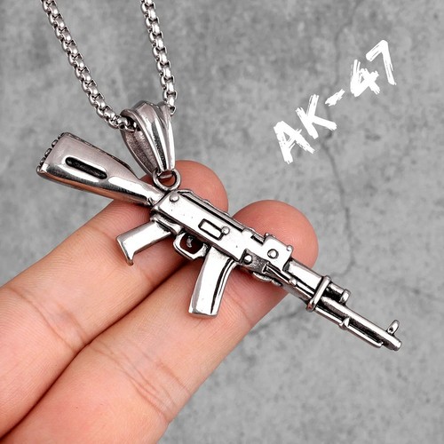 Gun pendant necklace - pendant,