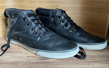 Gravis SLYMZ Men’s Leather Mid Boots Shoes Trainers SIZE 12 UK S like  converse