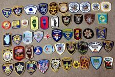 Obsolete American US USA  Illinois IL  Police patches x 50 FREE TRACKED 48 P&P!!