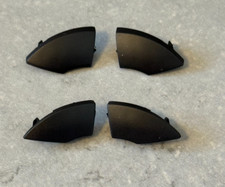 fiat 500 radio cd buttons BLACK trim mould cover removal 4pcs