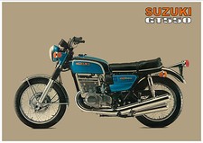 SUZUKI Poster GT550 GT550J