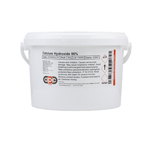 Calcium hydroxide 2 5kg - >95%, 2.5kg