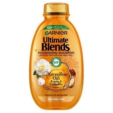 3 x Garnier Ultimate Blends Marvellous Oils Shampoo 400ml