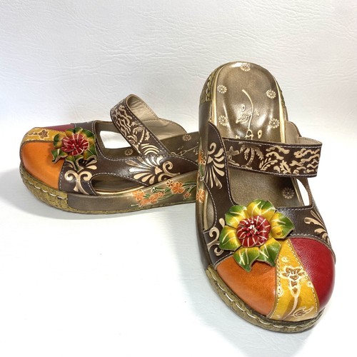 Retro platform hippie clogs - platform,