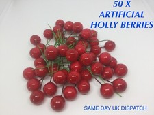 50 X WIRED STEMS ARTIFICIAL