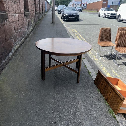 Vintage rosewood dining - dining, table