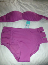 Seafolly Quilted Bustier Berry