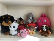 9 X Stuffed Plush  Assorted Joblot Bundle T Y Moshi Me To You Lil Peepers