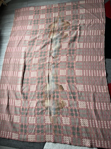 Vintage welsh wool blanket - vintage,