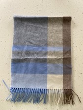 N.PEAL Blue Checked 100%