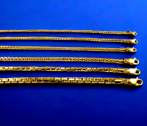 14k yellow gold - 14k, venetian