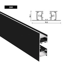 1M LED Profile Aluminium