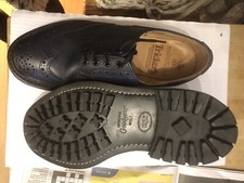 Trickers Mens McDerby Brogues  Navy size 7