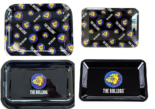 Rolling tray metal bulldog - rolling,