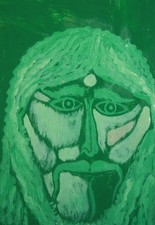 Vintage European oil painting